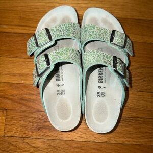 Birkenstock Arizona “Metallic Stones Aqua”  Scandals